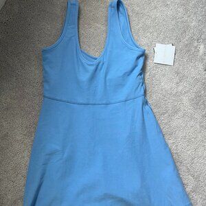 NWT Beyond Yoga Spacedye Movement Dress Blue Medium